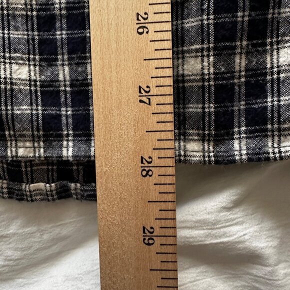 Arizona Jean Company Women's Plaid Long Sleeve Shirt Size Large 100% Cotton - Picture 8 of 9